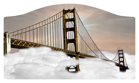 DASHELL-124-BZ Crossing Over (Bridge) Bronze